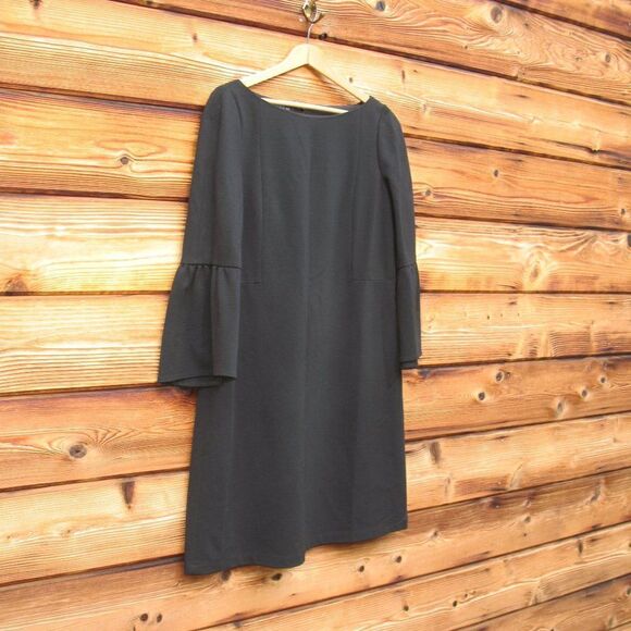 Lafayette 148 New York Marisa Bell-Sleeve Shift Dress - Picture 3 of 8